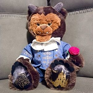 Beauty and the beast DIsney Build A Bear. NWOT special edition